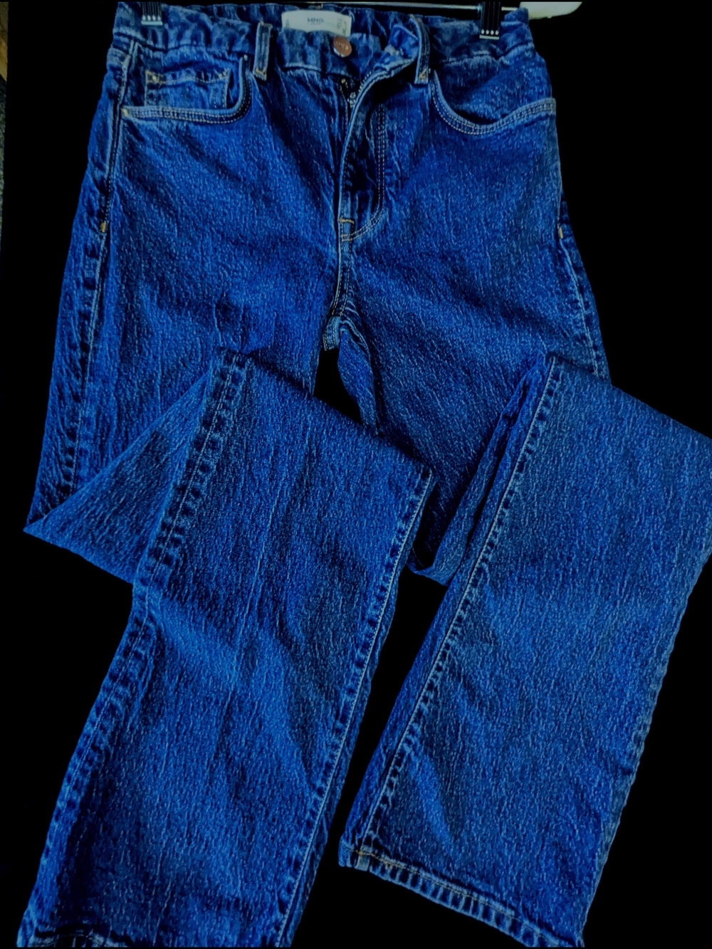Mango Women's Cotton Straight Jeans